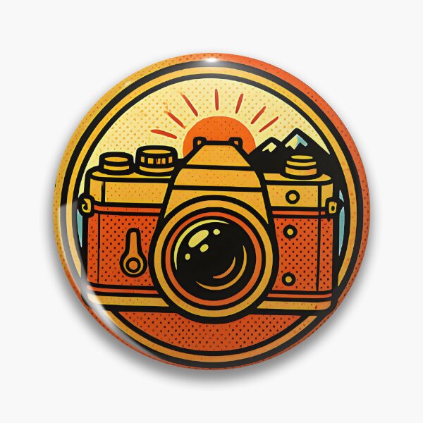 Item preview, Chase The Sunlight Vintage Retro Camera designed and sold by ZETORA Studio.