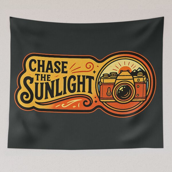 Item preview, Chase The Sunlight Vintage Retro Camera designed and sold by ZETORA Studio.