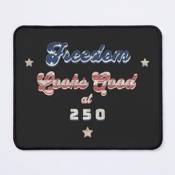 Item preview, Freedom Looks Good at 250 Vintage American Flag Patriotic designed and sold by Horizon Collective.