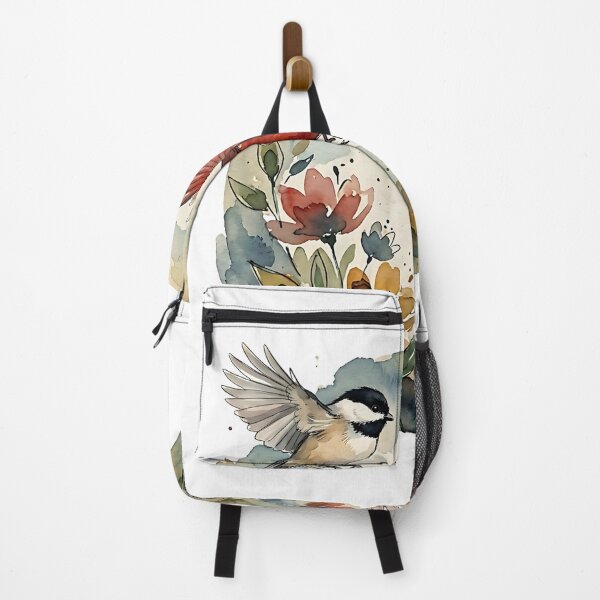 Item preview, Watercolor Chickadee and Cardinal Design designed and sold by Wild Creative Art.