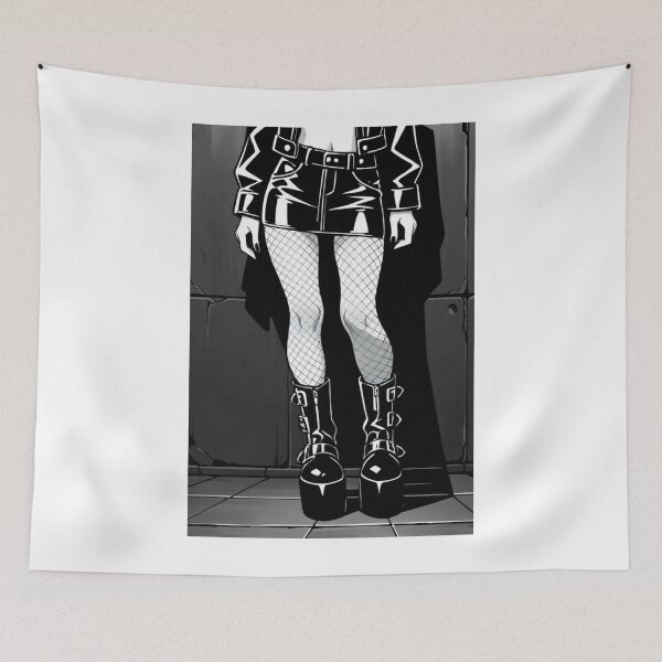 Item preview, Fashion - silhouet woman leather jacket designed and sold by AnimeShin.