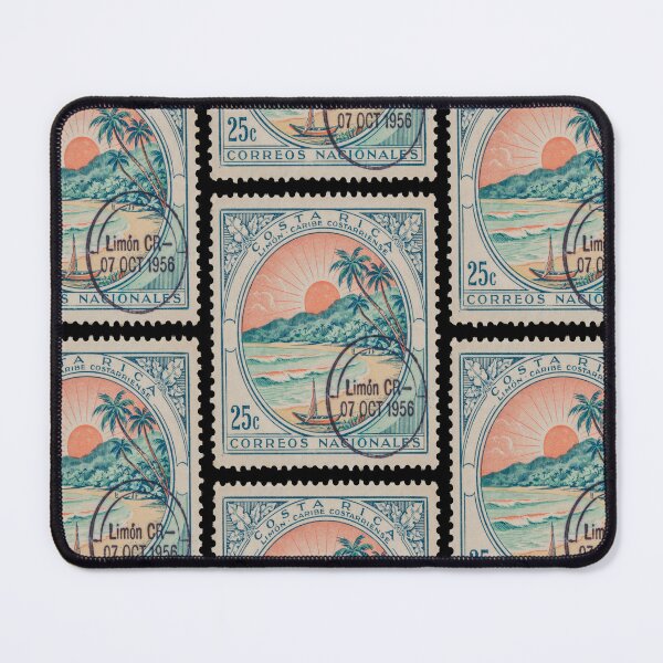 Item preview, Limon Costa Rica Coastal Postage Stamp Travel Sticker designed and sold by stickercuffs.