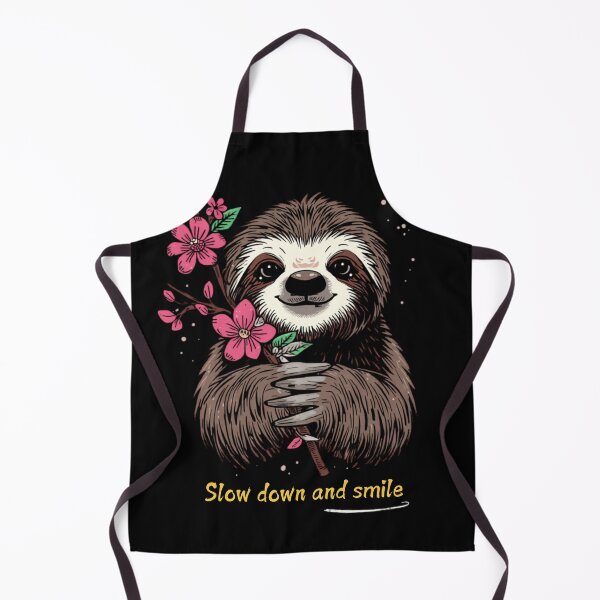 Item preview, Slow Down and Smile Sloth designed and sold by funny things random.