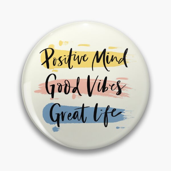 Item preview, Positive Mind, Good Vibes and Great Life designed and sold by hm-printable.
