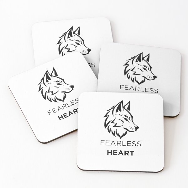 Item preview, Fearless Heart – Motivational Inspirational Quote Design designed and sold by amarprints.