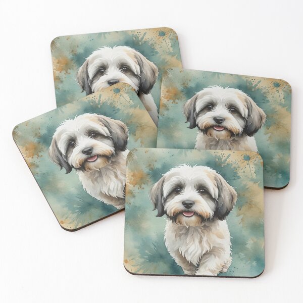 Item preview, Havanese Watercolor Dog Art designed and sold by MaverlyShop.
