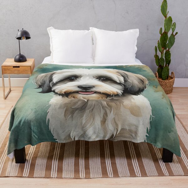 Item preview, Havanese Watercolor Dog Art designed and sold by MaverlyShop.