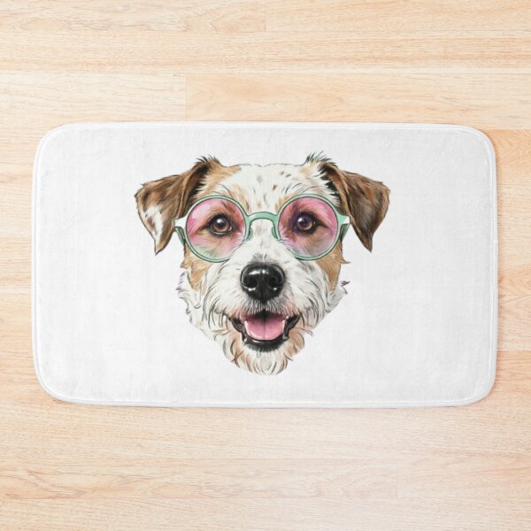 Item preview, Jack Russell Terrier Dog in Pink Sunglasses Summer designed and sold by Prints by Mat.