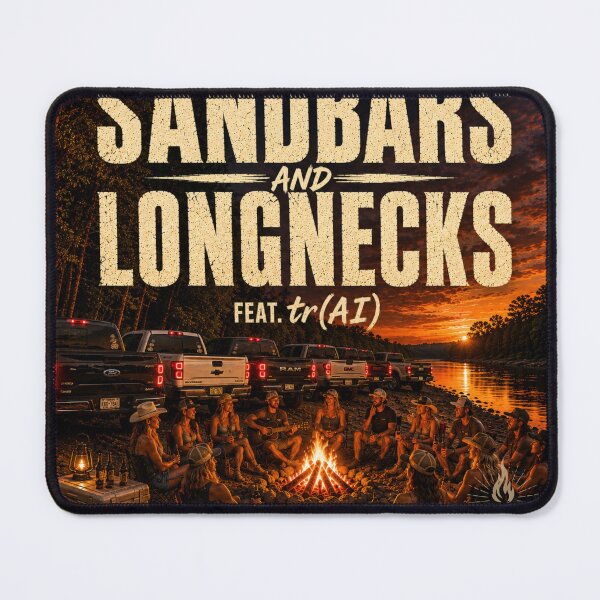 Item preview, Sandbars and Longnecks Song Art designed and sold by The Porchfront Epiphanies.