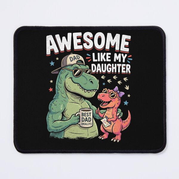 Item preview, Awesome Like My Daughter Dinosaur Family Matching Fathers Day designed and sold by 519xdesign.