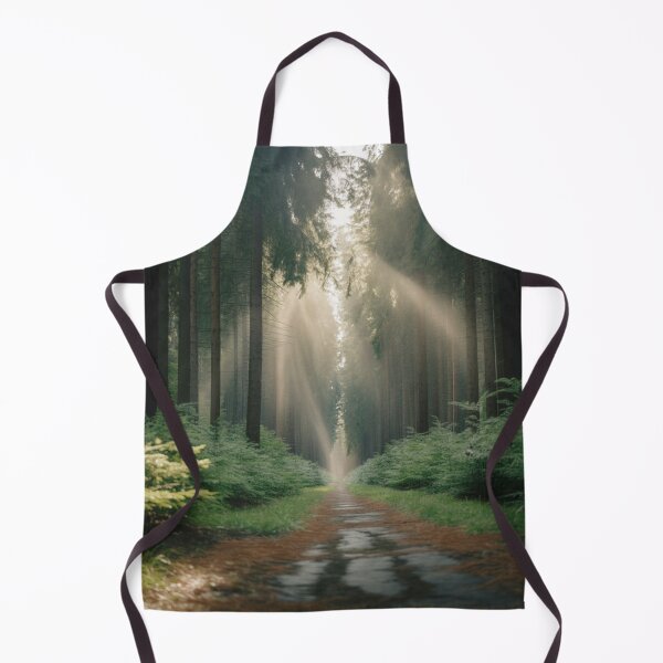 Item preview, Sunlit Forest Path with Tall Trees Photography designed and sold by GabeMountainArt.
