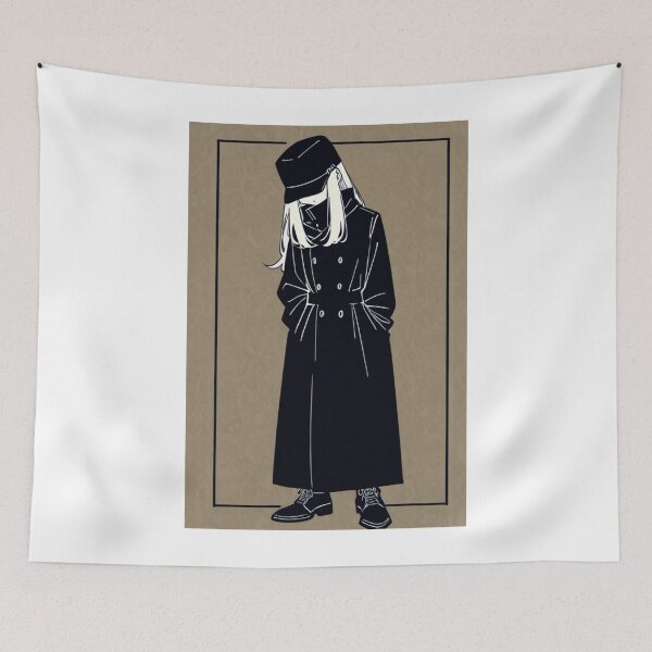 Item preview, Fashion - silhouet woman long coat designed and sold by AnimeShin.