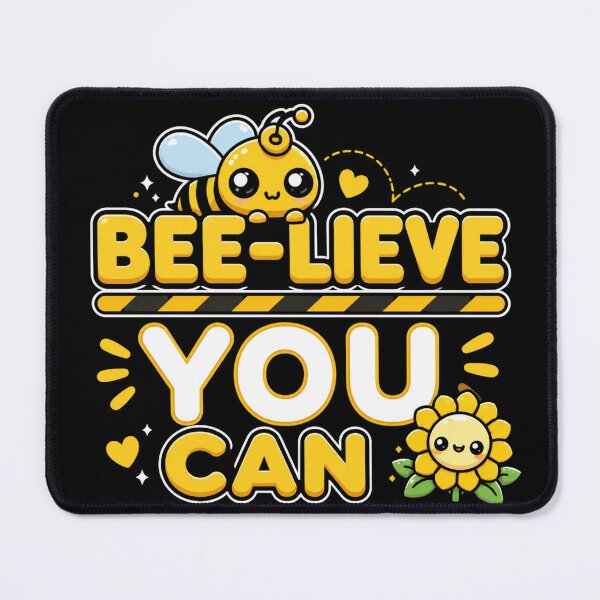 Item preview, Bee-lieve you can designed and sold by NerdiPop.
