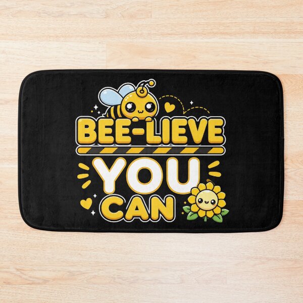 Item preview, Bee-lieve you can designed and sold by NerdiPop.