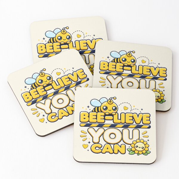 Item preview, Bee-lieve You Can!  designed and sold by NerdiPop.
