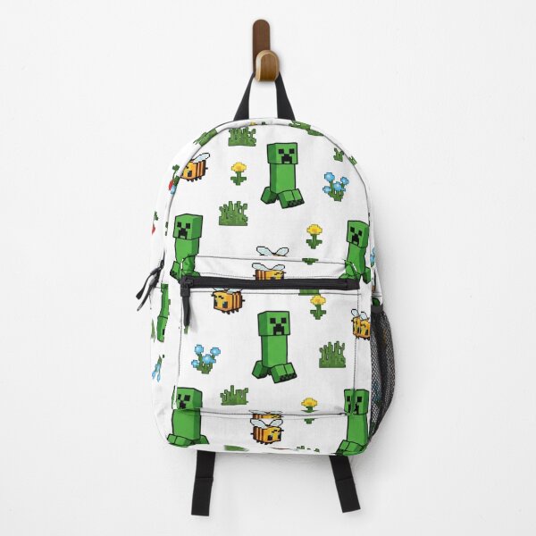 Item preview, Minecraft Creeper Bees Pattern designed and sold by LyssasMindArt.