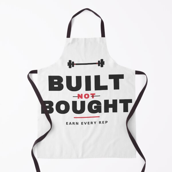 Item preview, Built Not Bought Gym Shirt — Weightlifting Workout Tee designed and sold by UrbanPrintVibes.
