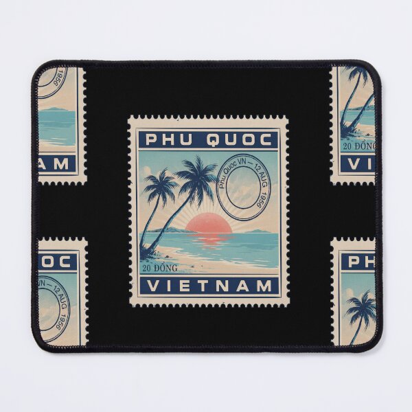 Item preview, Phu Quoc Vietnam Coastal Postage Stamp Travel Sticker designed and sold by stickercuffs.