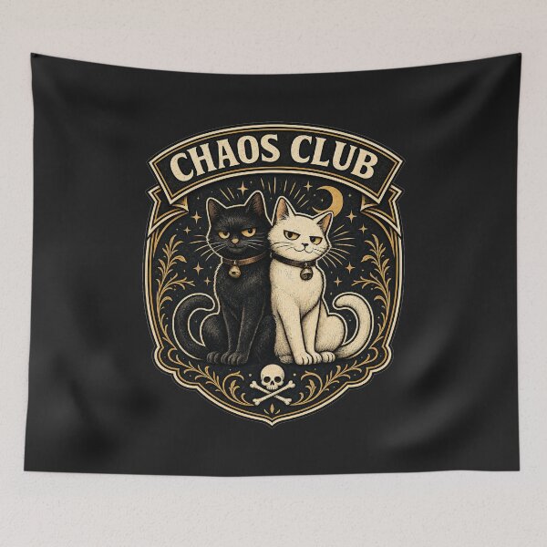 Item preview, Chaos Club Cats designed and sold by olosra.