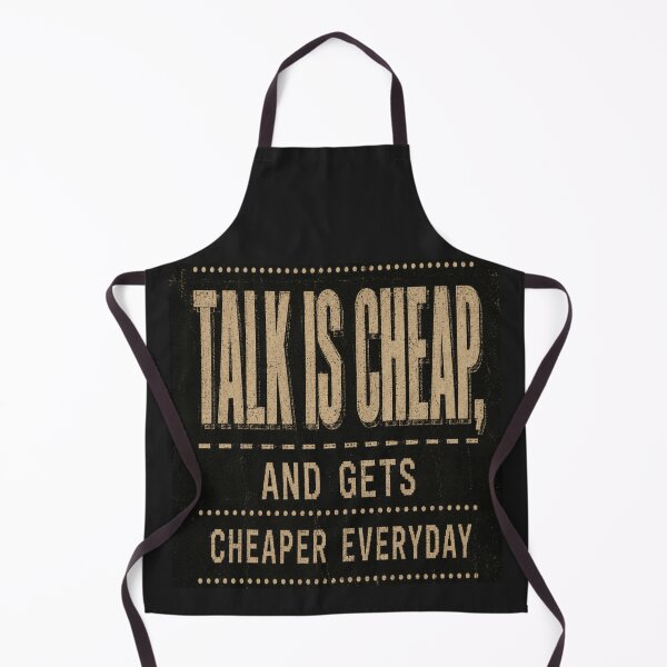 Item preview, Talk Is Cheap Vintage Receipt Poster Sarcastic Tee designed and sold by POD DYNASTY.