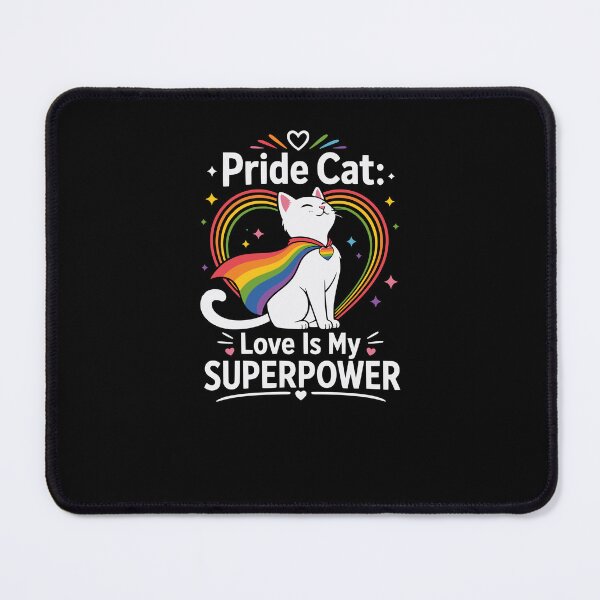 Item preview, Pride Month Rainbow Cat Flamme designed and sold by FreshPixelArt.