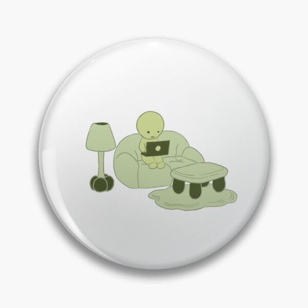 Item preview, Smiski on Laptop on Couch designed and sold by mncc03.