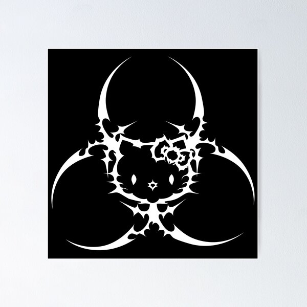 Item preview, Hello kitty cyber sigilism. Toxic symbol. designed and sold by Tribalgothss.