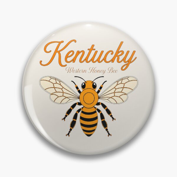 Item preview, Kentucky Western Honey Bee State Insect Art designed and sold by The-Drip-Studio.