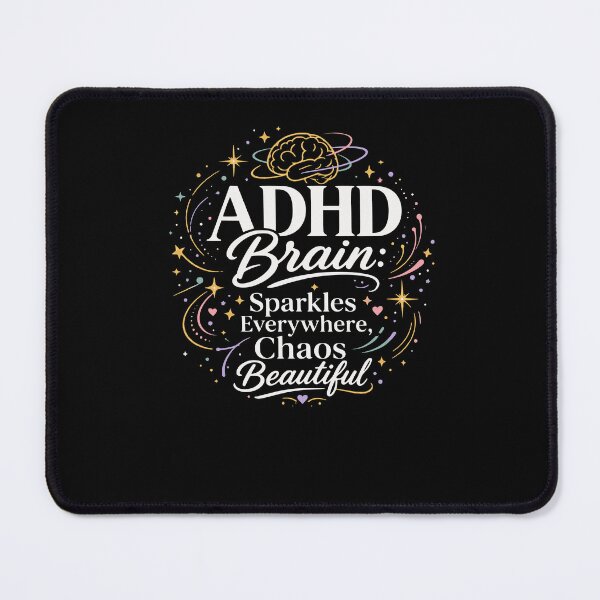 Item preview, ADHD Brain Rainbow Sparkles designed and sold by FreshPixelArt.