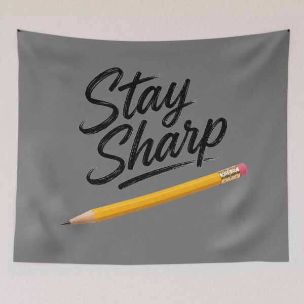 Item preview, Stay Sharp! #2 Pencil Motivation Design designed and sold by BB Design Garage.