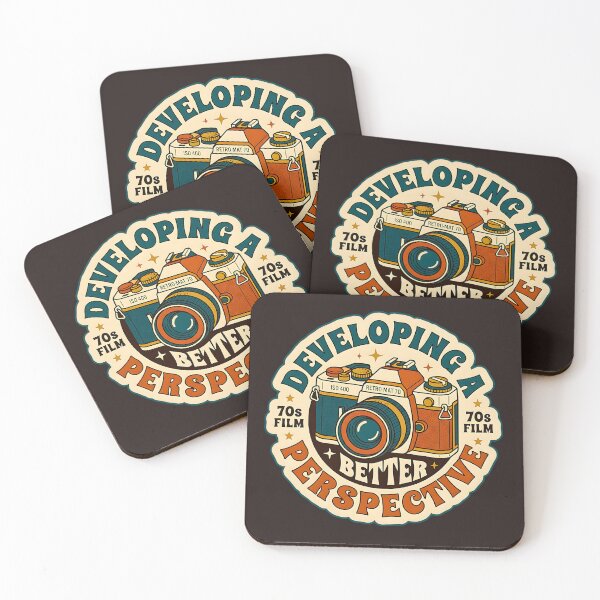 Item preview, Developing A Better Perspective Retro Camera Badge designed and sold by ZETORA Studio.