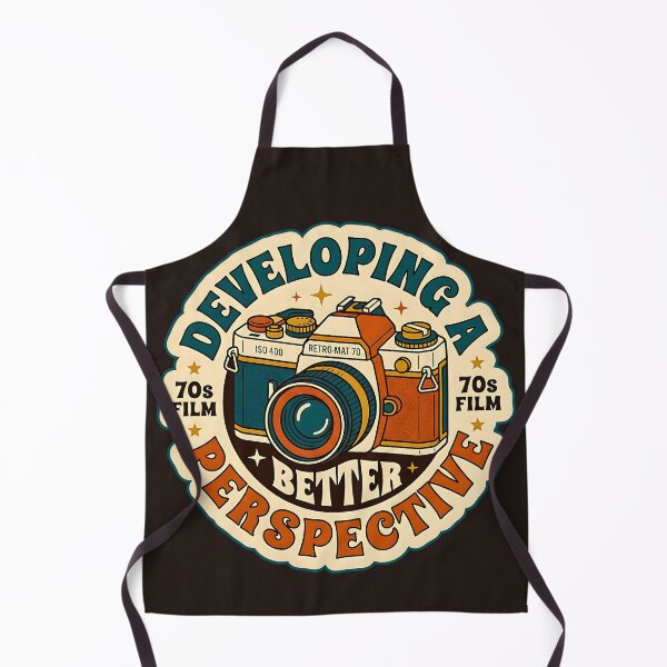Item preview, Developing A Better Perspective Retro Camera Badge designed and sold by ZETORA Studio.