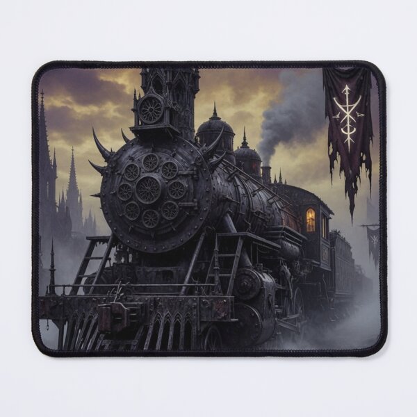 Item preview, Skull Ghost Train – Gothic Horror Dark Fantasy Locomotive designed and sold by Pioneer Spirit Market.