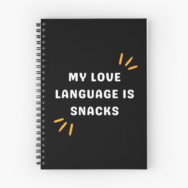 Item preview, My love language is snacks designed and sold by EMMonovi.