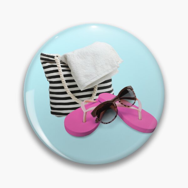 Item preview, Beach bag and flip flops designed and sold by Meli-moo.