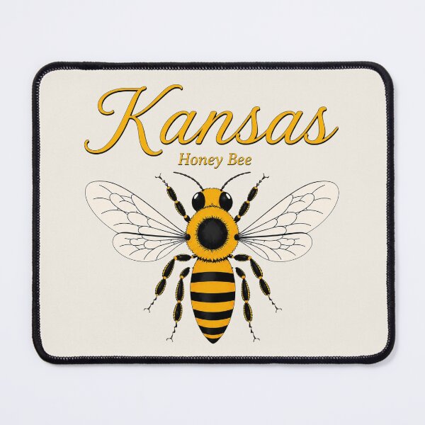 Item preview, Kansas Honey Bee State Insect Poster designed and sold by The-Drip-Studio.