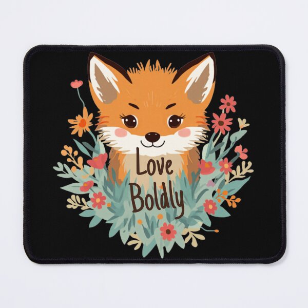 Item preview, Love Boldly Fox designed and sold by funny things random.