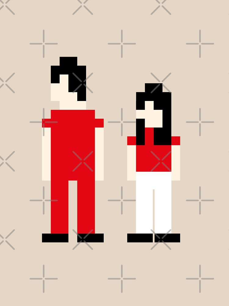 The White Stripes Pixel by Susanphl