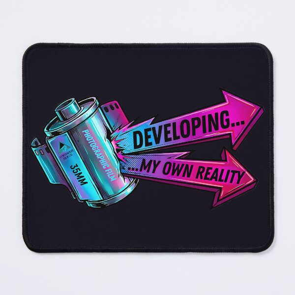 Item preview, Developing My Own Reality Synthwave Film Roll designed and sold by ZETORA Studio.