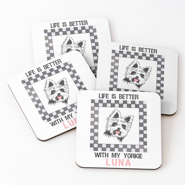 Item preview, Life is better with my Yorkie best friend Luna designed and sold by Logiprint.