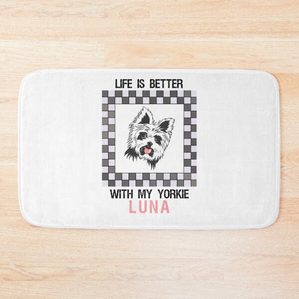 Item preview, Life is better with my Yorkie best friend Luna designed and sold by Logiprint.