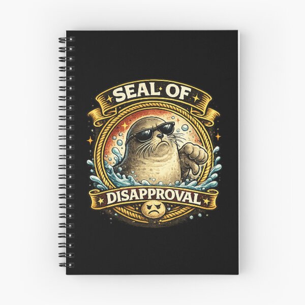 Item preview, Seal of Disapproval Funny Animal Pun T-Shirt | Sarcastic Thumbs Down Meme designed and sold by Cree8if.
