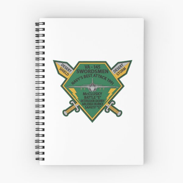 Item preview, US Navy VA-145 Swordsmen Gulf War Commemorative Patch (1991) designed and sold by CharlieDesings.