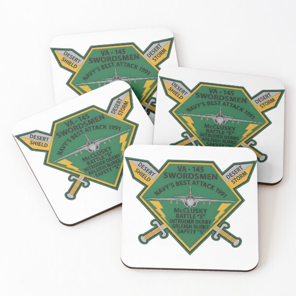 Item preview, US Navy VA-145 Swordsmen Gulf War Commemorative Patch (1991) designed and sold by CharlieDesings.
