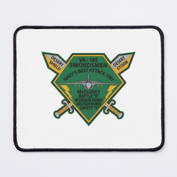 Item preview, US Navy VA-145 Swordsmen Gulf War Commemorative Patch (1991) designed and sold by CharlieDesings.