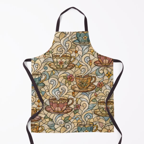 Item preview, Stained Glass Tea Cup Swirls designed and sold by Dresut.