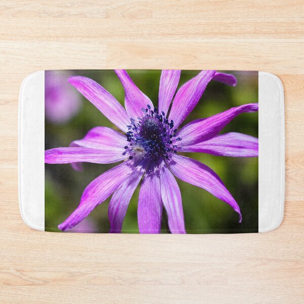 Item preview, Purple Anemone Bloom | Premium Botanical Macro Photography designed and sold by Violafleurviolett.