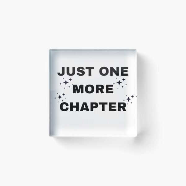 Item preview, Just One More Chapter Book Lover Reading Quote T-Shirt designed and sold by vibecraft_studio2.