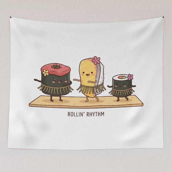 Item preview, Hula Dancing Sushi designed and sold by Amir Faysal.