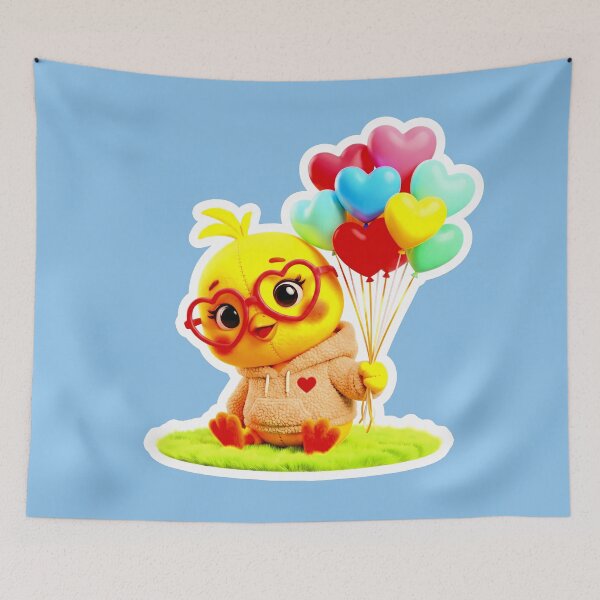 Item preview, Cute Chick Vibes – Adorable Baby Chick Stickers & Kawaii Art designed and sold by Cyber-ART-Studio.